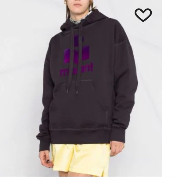 Isabel Marant Étoile logo-patch long-sleeve hoodie, SIZE 36 SIZE SMALL. 0254 - Picture 2 of 11